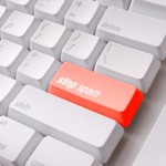 Green Cash key on a computer keyboard with clipping path